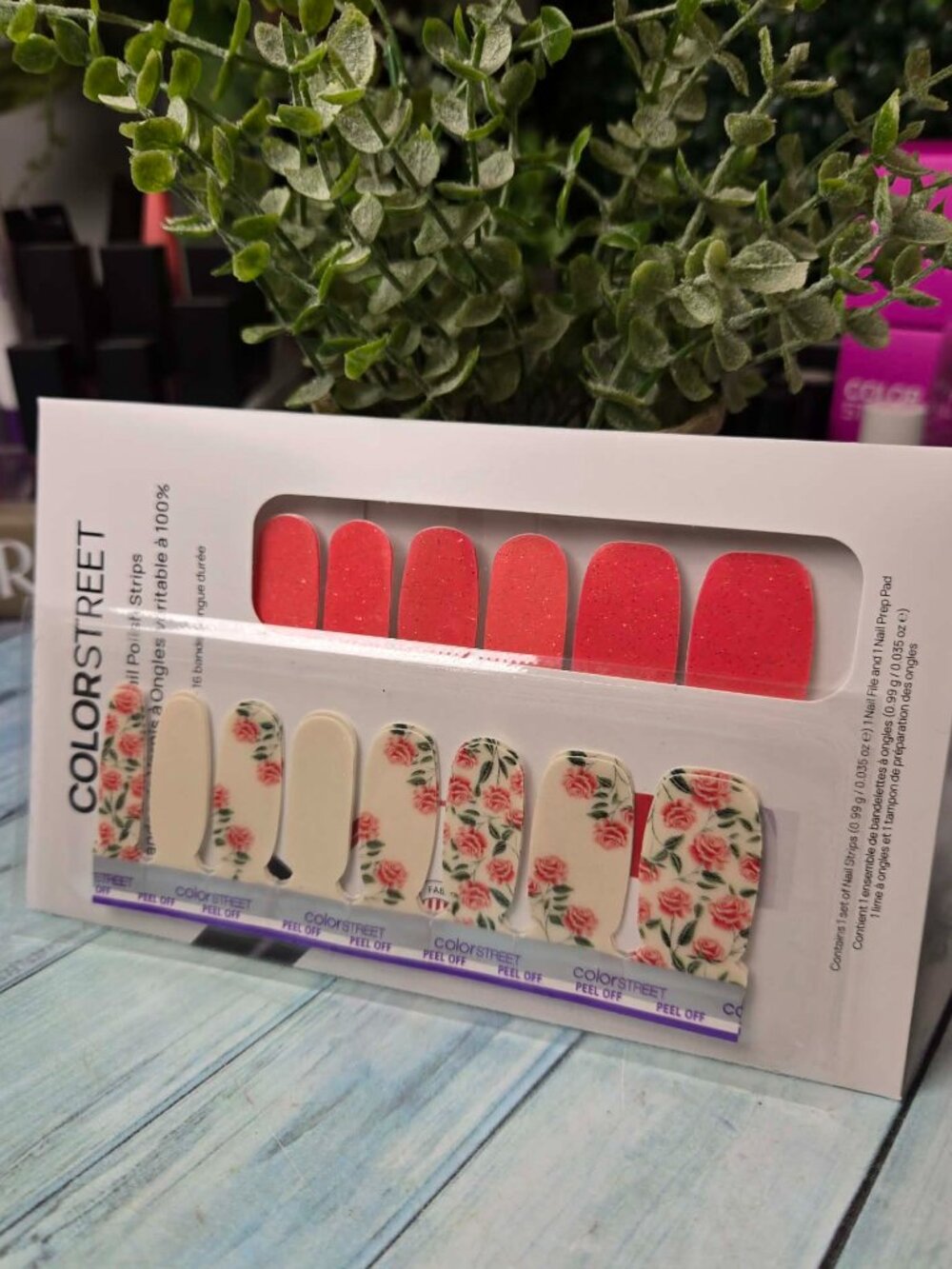 Color Street Rose pink press on nails